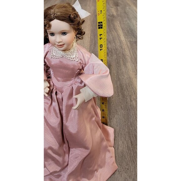 Ashton Drake Galleries Meg Porcelain Doll Little Women Artist Wendy Lawton 7096C - Picture 7 of 11